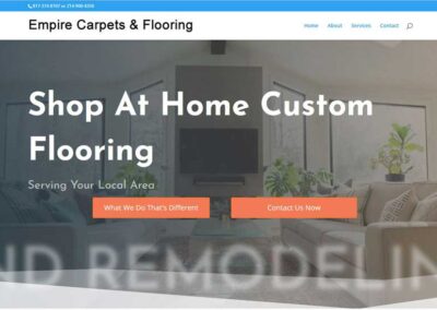 Empire Carpets & Flooring website